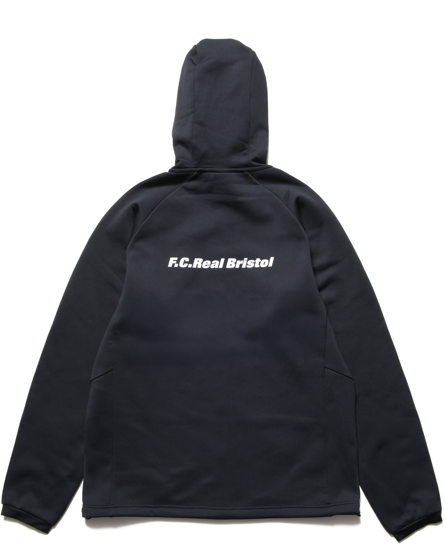 F.C.Real Bristol / STRETCH FLEECE GAITER HOODIE (Black) 背面